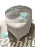 Public Figure London Heart Drop Oversized Hoodie