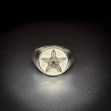 "CHROME STAR" Silver Championship Ring