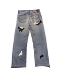 Camo Patch Washed Jeans