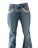 GOLD LEAF JEANS