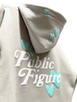 Public Figure London Heart Drop Oversized Hoodie