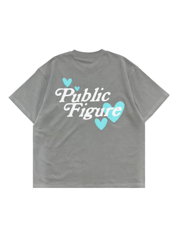 Public Figure London Heart Drop Oversized T-Shirt